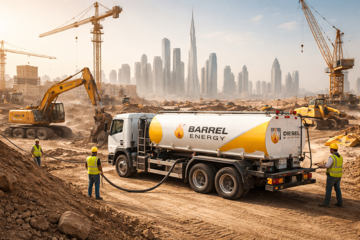 How Diesel Delivery Supports Infrastructure Projects in UAE