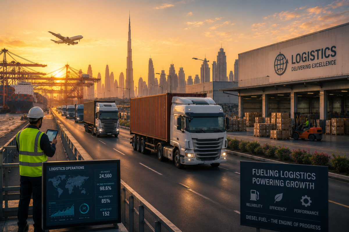 How Diesel Powers the UAE Logistics Industry